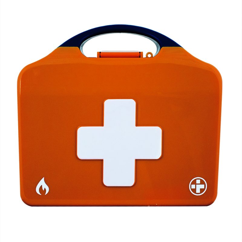 HSE Burns First Aid Kit - Aura3 Box - Small - Orange - Image 2