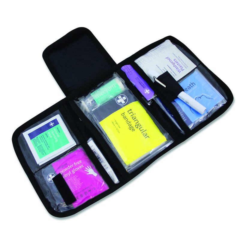 Fast Response First Aid Kit - 1 Person - Belt Wallet - One Size - Black - Image 2
