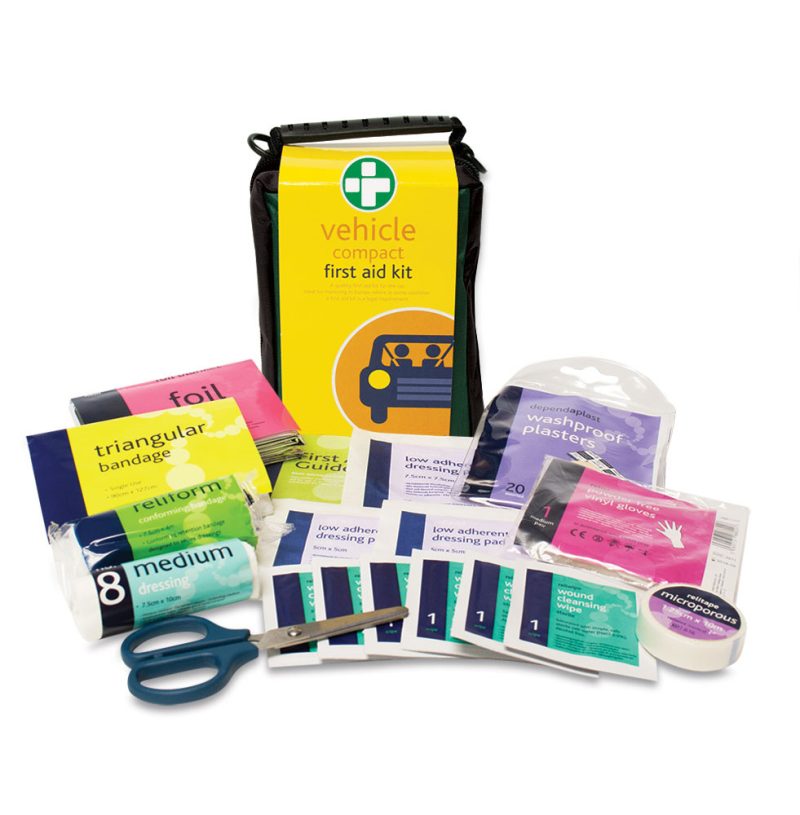 Compact Vehicle First Aid Kit - Helsinki Bag