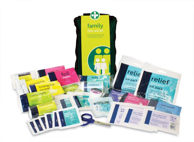 Family First Aid Kit - Copenhagen Bag - One Size - Green