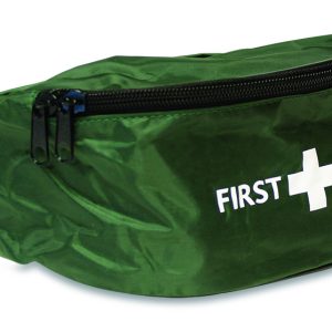 HSE 1 Person First Aid Kit - Riga Bum Bag - One Size - Green - Image 2