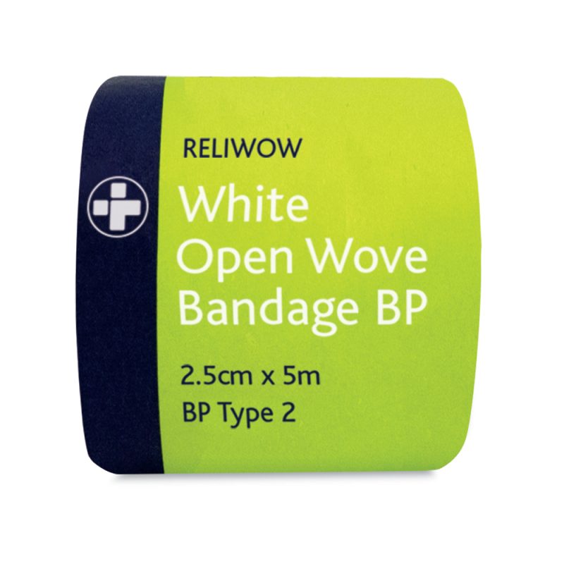 Reliwow Open Wove Bandage BP - 2cm x 5m pack of 12 - Image 2