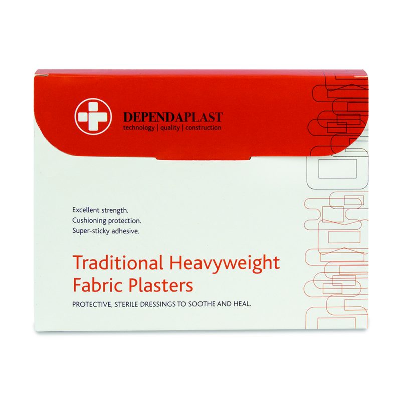 Dependaplast - Traditional Heavyweight Fabric Plasters - Assorted - Pink - Box of 100 - Image 2