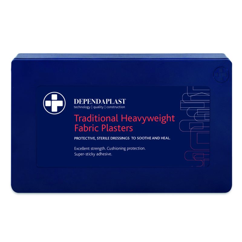 Dependaplast - Traditional Heavyweight Fabric Plasters - Assorted - Pink - Plastic Box of 120 - Image 3