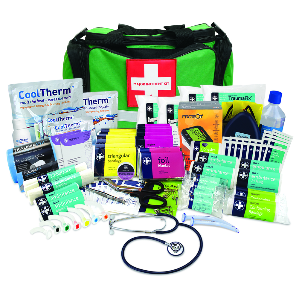 Major Incident First Aid Kit - Responder Holdall - One Size - Green