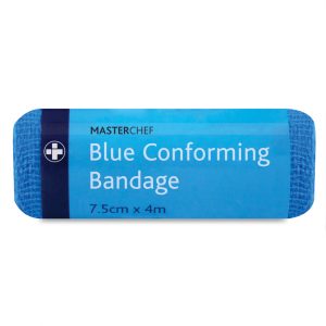 Masterchef - Conforming Bandage - 7.5cm x 4m - Blue - Image 2