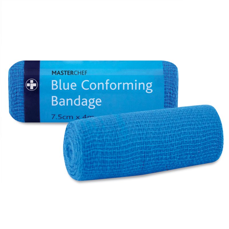Masterchef - Conforming Bandage - 7.5cm x 4m - Blue