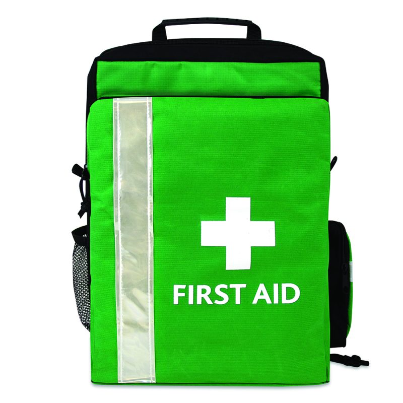 Child Care BS8599-1 First Aid Kit - School Trip - Rucksack - Green - Image 4