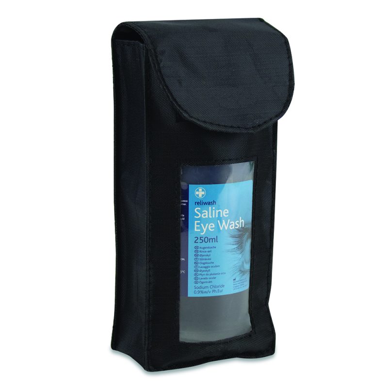 Eye Wash Belt Pouch - Black - Empty - Image 3