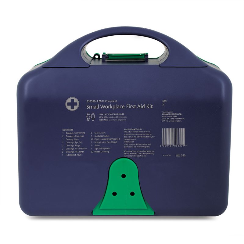 Workplace BS8599-1 First Aid Kit - Small - Aura3 Box - Small - Green - Image 2