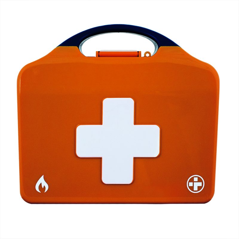 Premium Burns First Aid Kit - Aura3 Box - Medium - Orange - Image 2