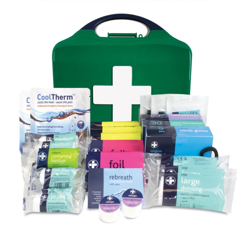 Workplace BS8599-1 First Aid Kit - Large - Aura3 Box - Large - Green
