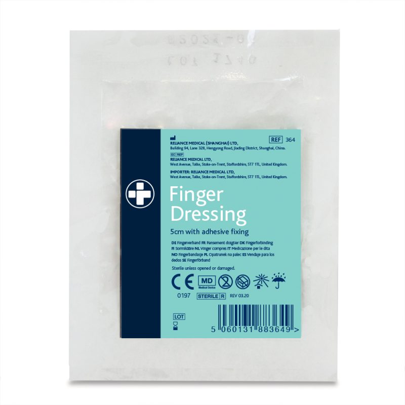 Finger Dressing with Adhesive Fixing - 5cm - Image 3