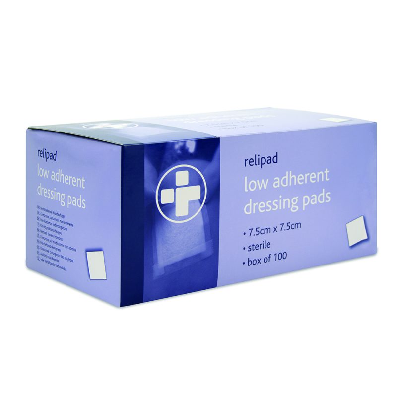 Relipad Low Adherent Dressing Pads - 7.5cm x 7.5cm - Image 3