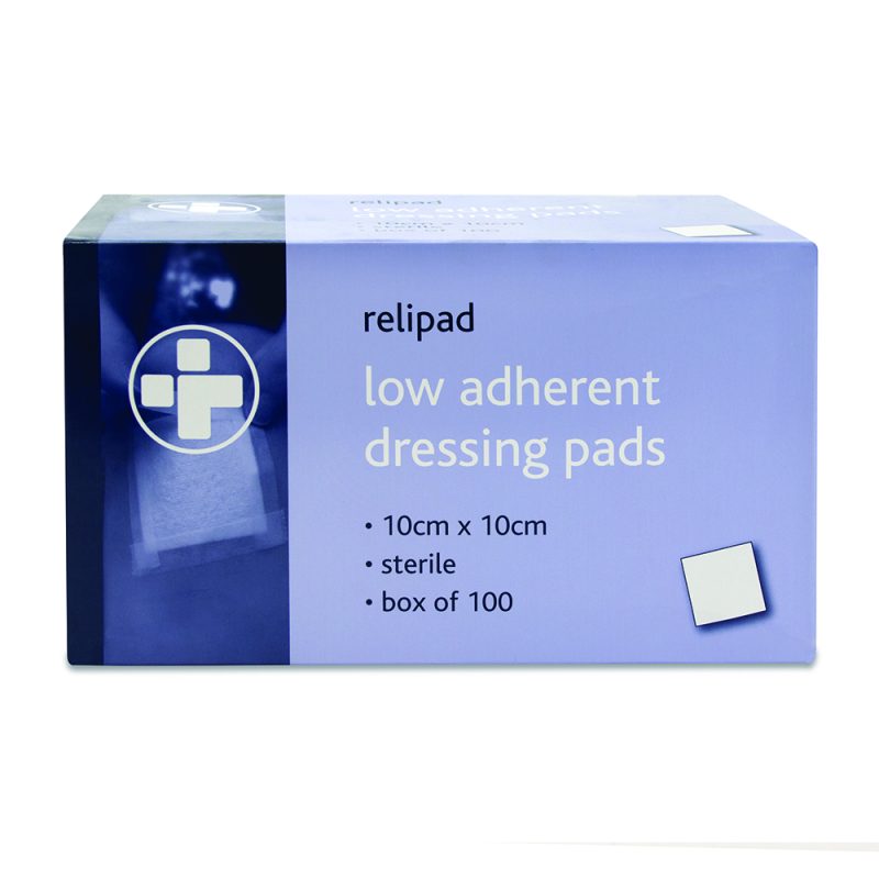 Relipad Low Adherent Dressing Pads - 10cm x 10cm - Image 4