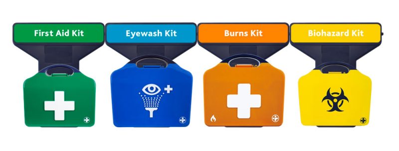 AuraPoint - 4 Unit Point - Small BS8599-1 First Aid Kit, Double Eyewash, Burns and Clean Up Kits - Image 2