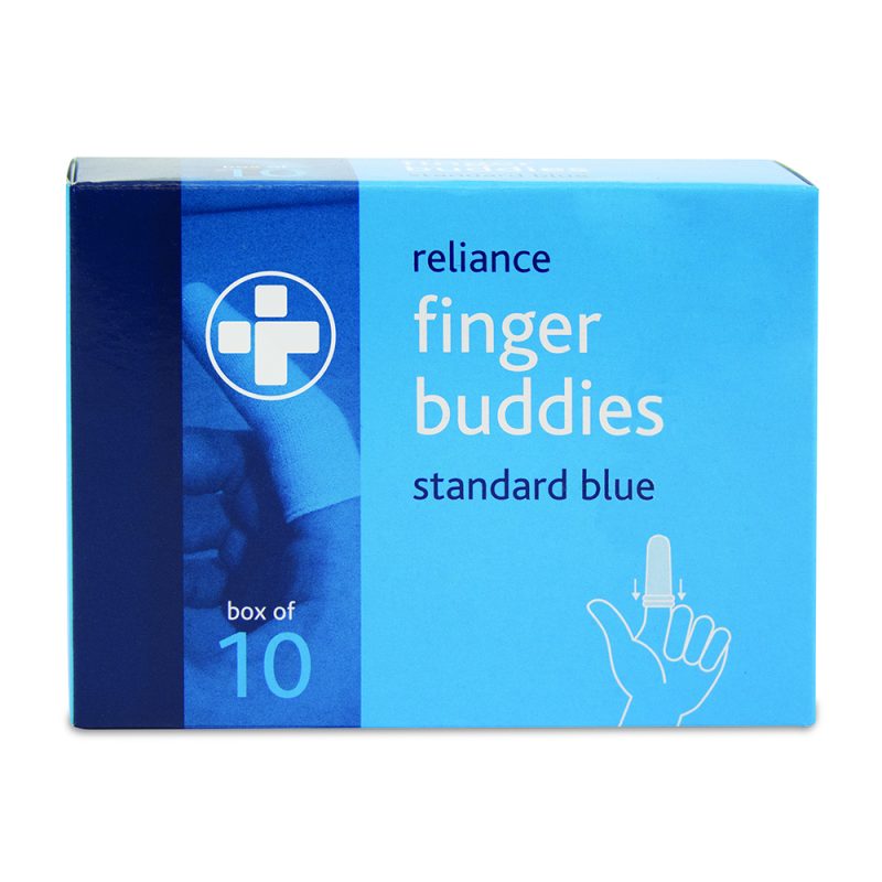 Finger Buddies - Standard - Blue - Box of 10 - Image 3
