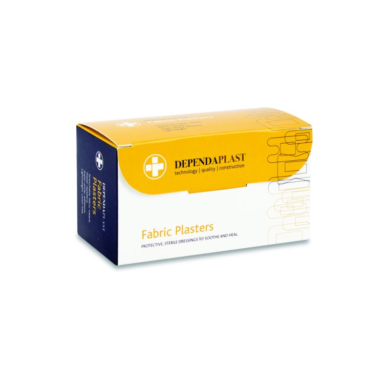 Dependaplast - Advanced Fabric Plasters - 4cm x 4cm - Pale - Box of 100 - Image 2
