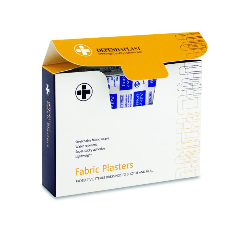 Dependaplast - Advanced Fabric Plasters - 6cm x 2cm - Pale - Box of 100 - Image 2