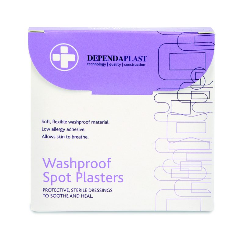 Dependaplast - Washproof Spot Plasters - 2.2cm - Pale - Box of 100 - Image 2