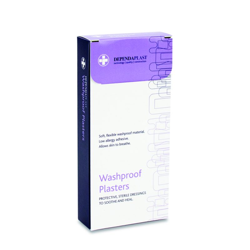 Dependaplast - Washproof Plasters - 2cm x 12cm - Pale - Box of 50 - Image 2