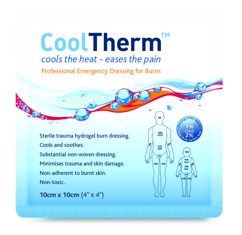 CoolTherm Burn Relief Dressing 10cm x 10cm