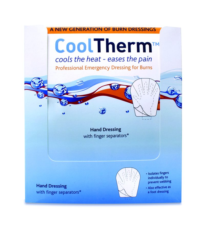 CoolTherm Burn Relief Gel Dressing - Glove 24cm x 34cm - Image 5