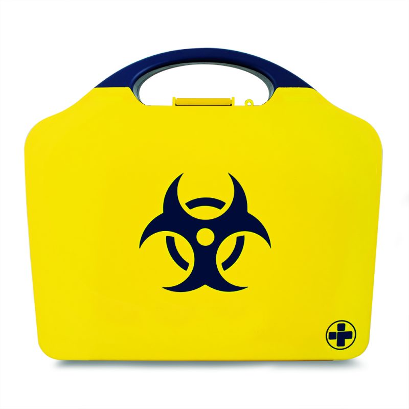 Biohazard Kit - Body Fluid Clean-Up - 5 Application - Aura3 Box - Large - Yellow - Image 2