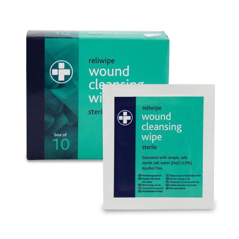 Reliwipe Saline Wound Cleansing Wipes – Box of 10 – Trade Portal ...