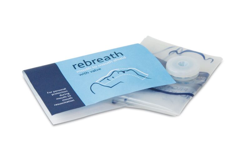 Rebreath Mouth to Mouth Shield with Valve