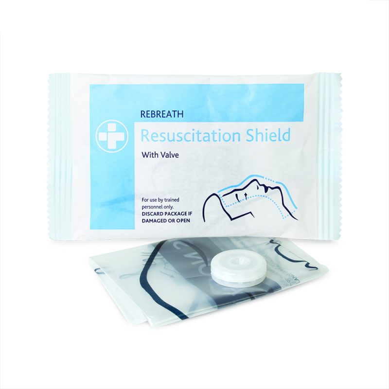 Rebreath Mouth to Mouth Shield with Valve