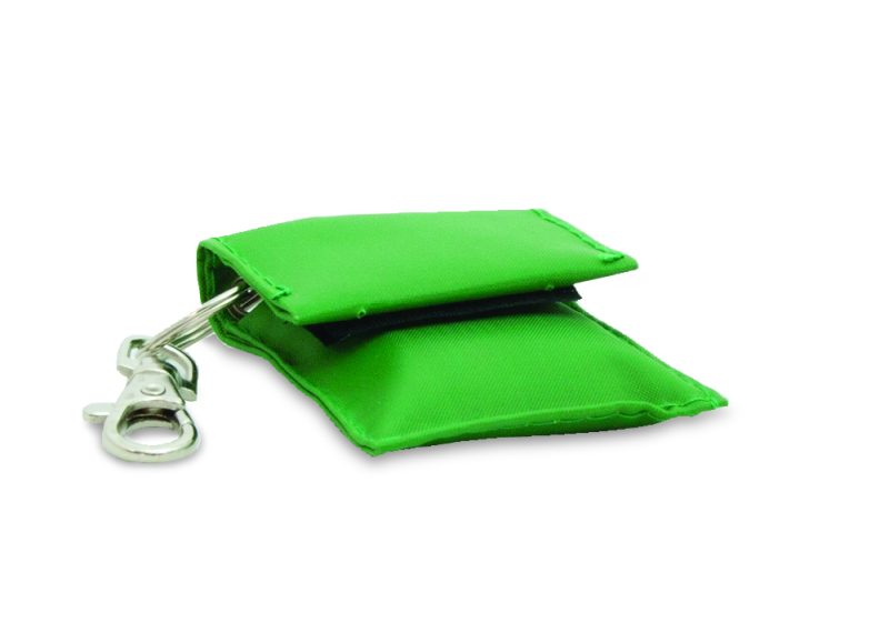 Rebreath Mouth to Mouth Shield with Valve in Keyring Pouch (Unprinted) - Image 2