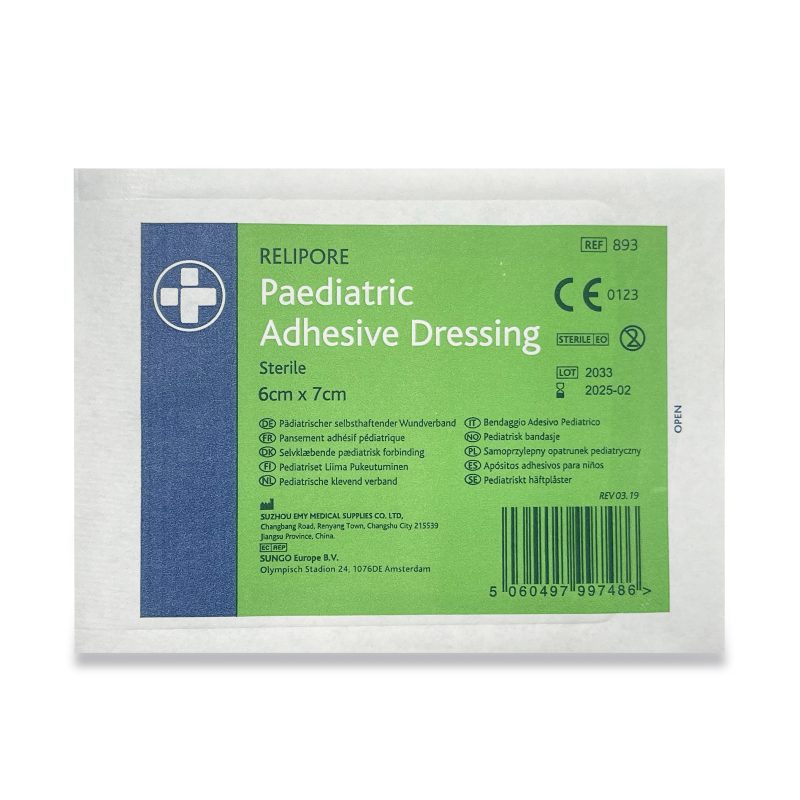 Relipore Paediatric Adhesive Dressing - 6cm x 7cm - Image 2