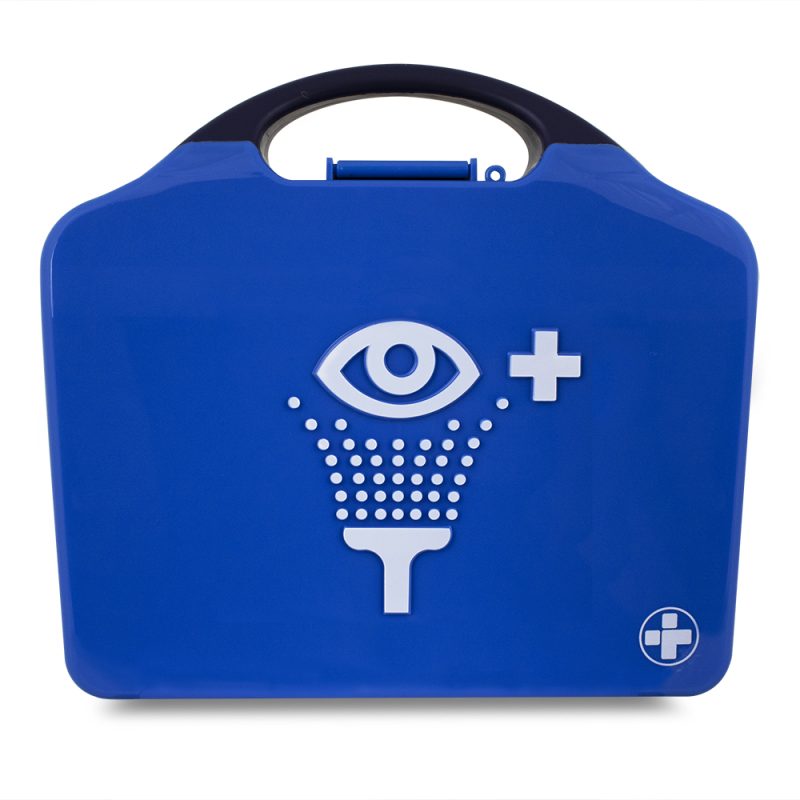 Deluxe Eye Wash Station - Double - Aura3 Box - Blue - Image 3
