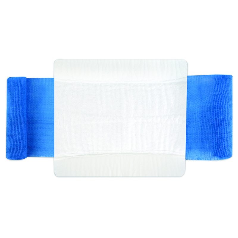 HSE Dressing - Medium 12cm x 12cm - Blue - Image 2