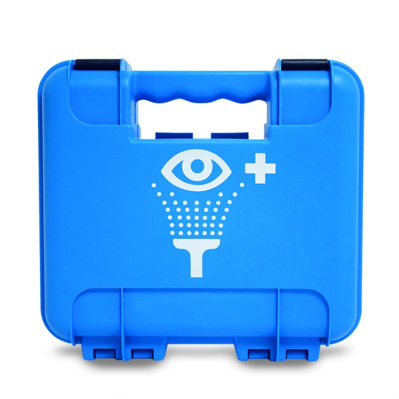 Deluxe Eye Wash Station - Titan Box - Small - Blue - Image 4