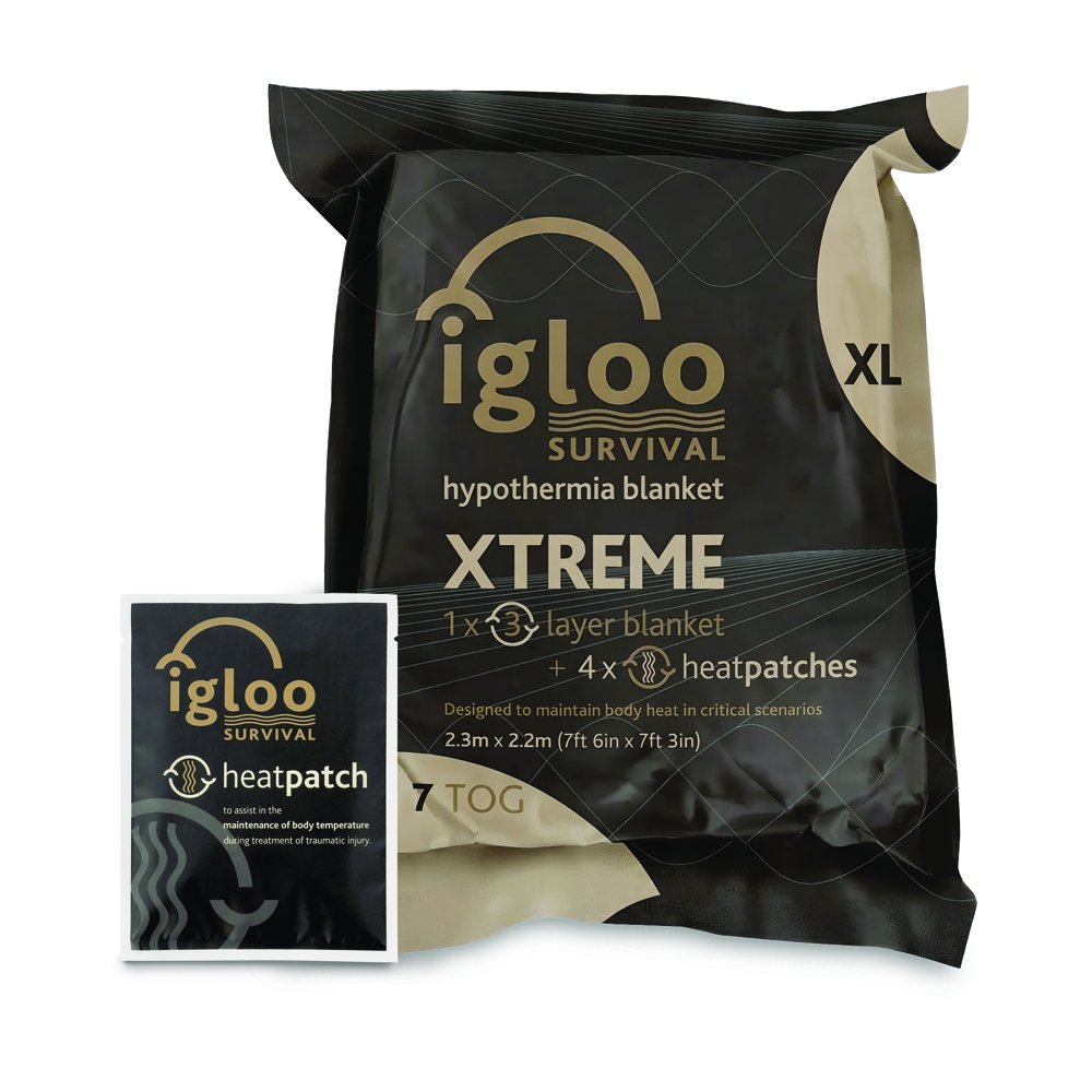 Igloo Xtreme Hypothermia Blanket - XLarge - Coyote Brown (Gen 2)