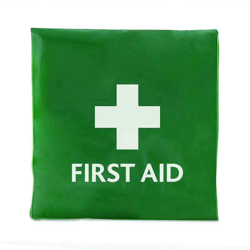 HSE 1 Person First Aid Kit - Vinyl Pouch - One Size - Green - Image 2