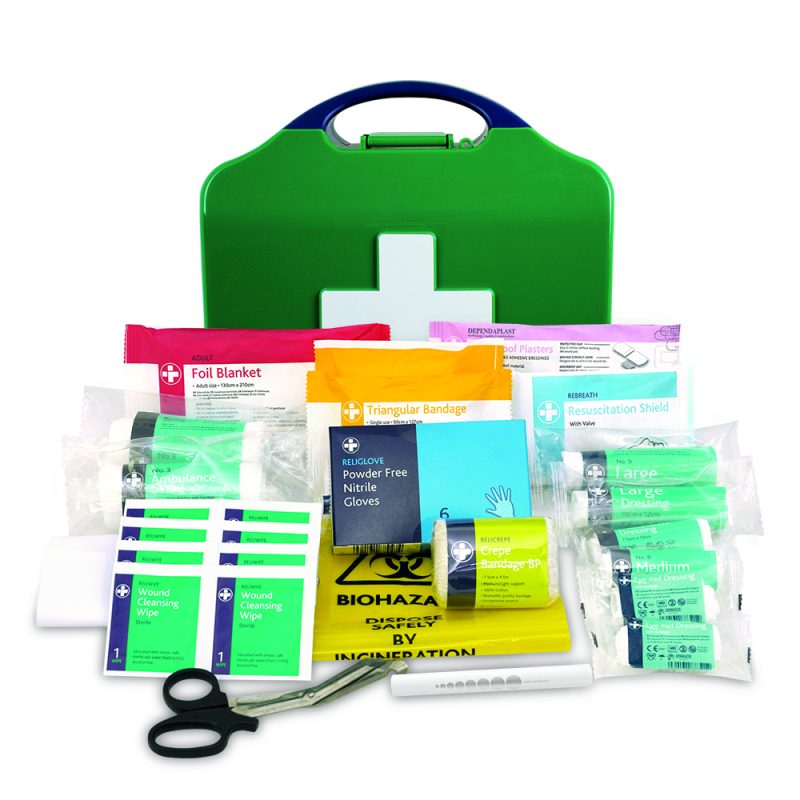 HSA 1-10 Person First Aid Kit - Aura3 Box - Small - Green