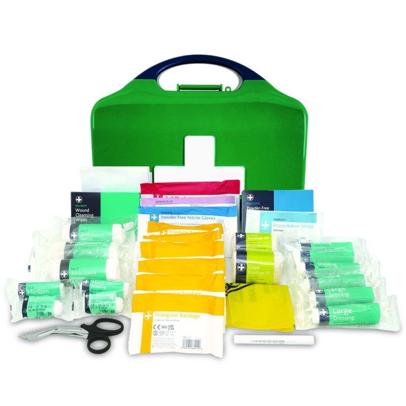 HSA 11-25 Person First Aid Kit - Aura3 Box - Large - Green
