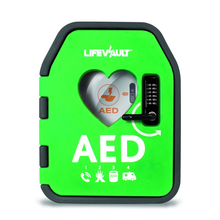 LifeVault Temperature Controlled AED Cabinet – Lockable Door – Trade ...
