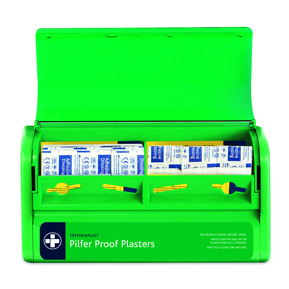 Dependaplast Pilfer Proof Plaster Dispenser inc 2 Advanced 100% Washproof Fabric Plaster Wallets - Image 4